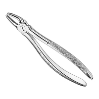 Pince d'extraction dentaire Daviers Forceps Extraccion Motif anglais Pince à dents pour petites molaires supérieures