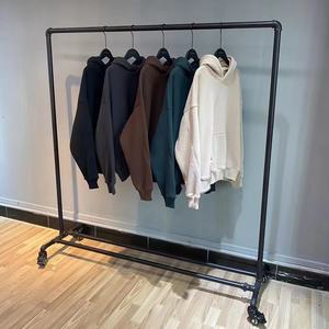 Sudaderas con capucha pesadas de lujo 420gsm Drop Shoulder Baggy Sleeve Sudaderas con capucha para hombre Tallas grandes Vintage Boxy Hoodies - Product Image 2