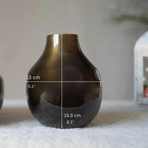Vase en métal artisanal pour fleurs fraîches et artificielles, idéal pour la décoration de maison de luxe et le style de table centrale - Product Image 6