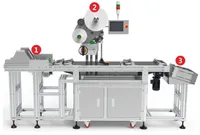 Sacs en plastique à fermeture éclair automatique à grande vitesse SKILT, sacs OPP à fermeture éclair avec inspection par caméra, pompe à moteur servo PLC, autocollant en papier