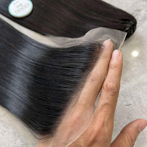 Extension de cheveux humains vierges vietnamiens super doublement étirée de qualité 13A, extension de cheveux humains vietnamiens bruts - Product Image 3