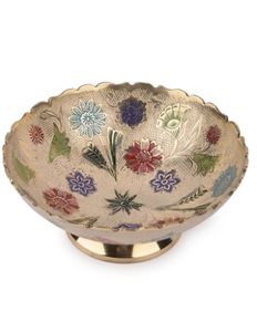 ตะกร้าใส่ผลไม้ทำจากทองเหลืองมีหลายสีขนาดเส้นผ่าศูนย์กลาง6นิ้วสำหรับเคาน์เตอร์ครัวทำจากโลหะ - Product Image 5