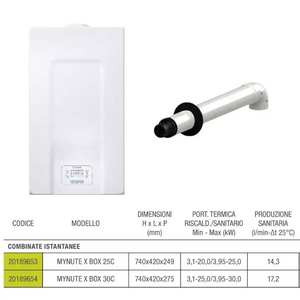 Caldera de Condensación Beretta Mynute X Box 25C para Sistemas HVAC Domésticos con Gas Metano/GLP - Product Image 2