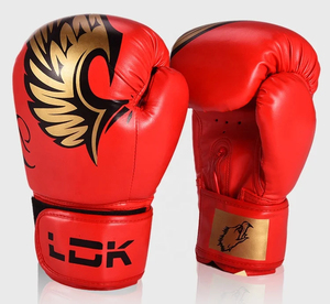 Gants de boxe professionnels en cuir PU, extensibles, pour entraînement, sparring, MMA, kickboxing, durables, antichoc, avec fermeture, pour la gym, le fitness, unisexe - Product Image 5