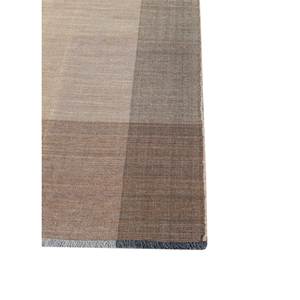 Tesoro Beige Brown Hand Loom <b>Wool</b> Rug Phwl-273 Boho Style Patchwork Rectangle for Home Hallway Bedroom Living Room Use Handmade - Product Image 4