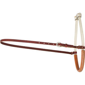 Noseband de cuerda cubierta Premium para caballos, calzones, banda para la nariz equina acolchada suave, Control de entrenamiento, educación de equitación ajustable - Product Image 4