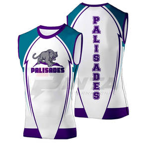 Ensemble de survêtement de course pour jeunes avec impression de logo personnalisée, vêtements de sport respirants, uniforme d'athlétisme - Product Image 6