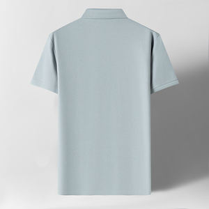 Nouveau t-shirt polo avec logo brodé personnalisé doux de haute qualité fabricants solide Cvc coton hommes T-shirt de golf pour hommes expédition DDP - Product Image 2