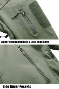 Chaqueta acolchada Softshell unisex de alta calidad al por mayor chaleco personalizado con capucha desmontable talla 5XL algodón talla grande - Product Image 6