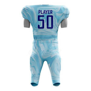 Uniforme de fútbol americano superventas, precio barato, tela suave, nuevo diseño, uniforme de fútbol americano - Product Image 2