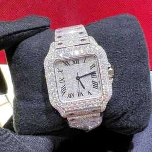Reloj de Lujo Hip Hop con Incrustaciones de Diamantes, Automático, Hecho a Mano para Hombre, con Moissanita VVS1, Disponible al Mejor Precio de Fábrica al por Mayor - Product Image 2
