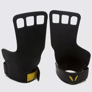 GAF Gants de gymnastique en cuir marron de haute qualité 3 trous en cuir d'haltérophilie Gants d'entraînement antidérapants avec support de poignet - Product Image 5
