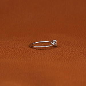 10KT or massif IGI certifié bijoux de mariage de luxe coupe émeraude trois pierres laboratoire cultivé diamant bague de fiançailles cadre de lunette - Product Image 5