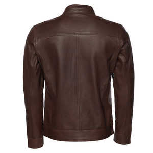 Chaqueta de Cuero Transpirable Exclusiva para Hombre, Estilo Moderno, Ajuste Relajado, Duradera y Cómoda - Product Image 2