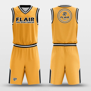 Ensemble de vêtements de basket-ball personnalisables de haute qualité pour hommes-Hauts de chemise de sport respirants Shorts avec impression numérique Plus Options de taille - Product Image 4