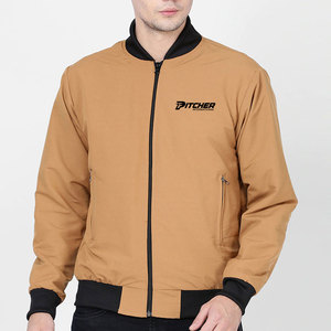 OEM Service Design Own Logo Front <b>Men's</b> Eco-Friendly <b>Lightweight</b> High Quality Winter Bomber <b>Jacket</b> - Product Image 1