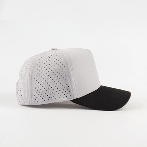 Chapeau de golf sportif 5 panneaux personnalisé par le fabricant VN 2D 3D Laser Cut Logo Broderie Imperméable 100% Polyester avec dos en plastique - Product Image 3