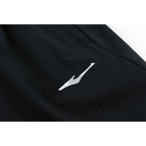 Short de basketball sportif ERKE pour homme, noir, tissé et tricoté, avec taille élastique et logos pour un confort optimal - Taille XXS - Product Image 4