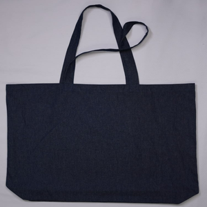 Wholesale <b>Large</b> 100% Cotton Canvas Tote Bag Reusable Customizable Letter <b>Print</b> Hand Length Handle Shoulder Strap Daily Shopping - Product Image 4