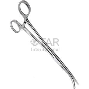 Pinces hémostatiques incurvées Pinces à épiler verrouillables en acier inoxydable Instruments médicaux Hémostats Mâchoires dentelées pour infirmières à usage médical - Product Image 1