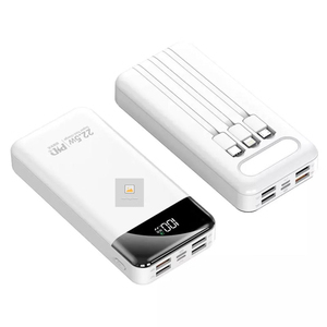 Power Bank da 10000mAh con Cavi Integrati, Caricabatterie Portatile <span class=keywords><strong>per</strong></span> <span class=keywords><strong>Smartphone</strong></span>, <span class=keywords><strong>Batteria</strong></span> Esterna USB-C - Product Image 2