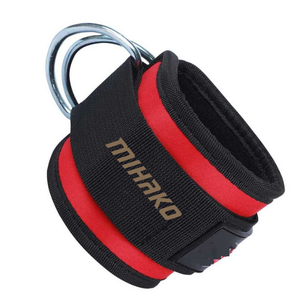 Sangle de cheville rembourrée en néoprène avec logo personnalisé, anneau en D réglable, machines à câbles de musculation, soutien pour l'entraînement, protection pour l'entraînement avec poids - Product Image 6