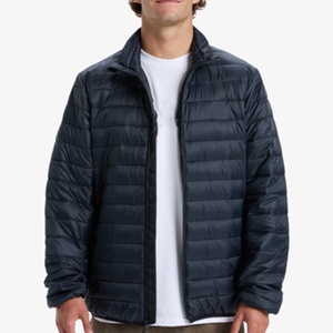 OEM Veste courte bouffante manteau hommes motif de point personnalisé impression de logo Veste bouffante imperméable en duvet pour hommes vente en gros - Product Image 2