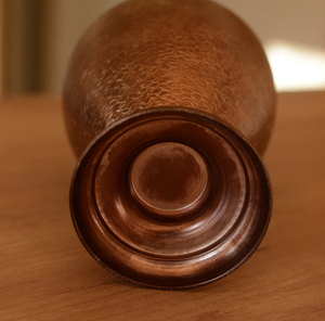 แจกันโลหะสีทองแดงสไตล์โบราณกระถางต้นไม้ตกแต่งวินเทจสำหรับตกแต่งบ้านโรงแรมโต๊ะแจกันแต่งงาน - Product Image 6