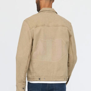 Veste en toile décontractée pour homme, hiver, logo sur le devant, séchage rapide, tissu écologique et durable, pour les voyages, les activités de plein air et les activités quotidiennes - Product Image 4