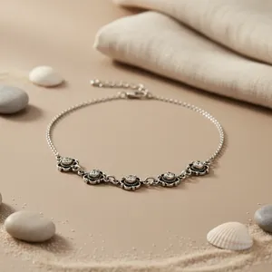 Collar de Plata 925 con Diseño Floral para Mujer, Joyería de Moda con Hermoso Motivo de Flores - Product Image 2