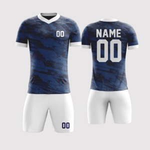 2025 High Quality Custom OEM Wholesale Latest Breathable Stretch Quick Dry 100% Polyester Short Sleeve <b>Soccer</b> Uniform for <b>Soccer</b> - Product Image 4