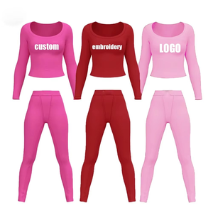 ชุดนอนผ้าฝ้ายสำหรับผู้หญิงชุดสองชิ้น - Product Image 6