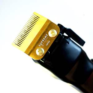 Tondeuse à barbe sans fil professionnelle avec lames en acier inoxydable, étanche IPX7, réglable, USB/électrique, pour usage domestique et hôtelier (US) - Product Image 1