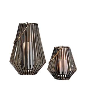 Lámpara de Mesa de Mimbre para Jardín, Lámpara de Noche Portátil para Decoración de Exteriores, Estilo Minimalista Moderno - Product Image 1