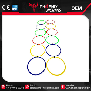 Anneaux d'entraînement d'agilité de qualité supérieure, best-seller (lot de 12 anneaux) - Multicolore - Product Image 6