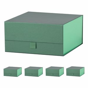 TH CBB-580 Custom Luxury Magnetic Closure Gift Box Collapsible Rigid Cardboard Packaging Box Elegant Foldable Paper Box - Product Image 1