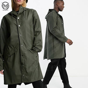 Manteau de pluie à capuche imperméable respirant en tissu personnalisé le plus populaire pour unisexe avec le dernier design. - Product Image 5