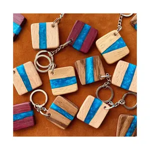 Wooden & Resign Key Chain for selling owl key hanging tags home car and bike use key holder Top Deal From Indian Supplier