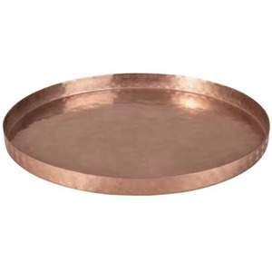 Elegant Handmade Polished Copper Fruit Serving <b>Tray</b> Modern Customized Design Customized Logo High Quality Metal for Home - Product Image 4