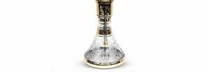 Luxury Lacquer Egyptian Hookahs Farida Solid Brass Three Levels <b>Mini</b> Deep Hand Engraved Top Smoking Efficiency - Product Image 2