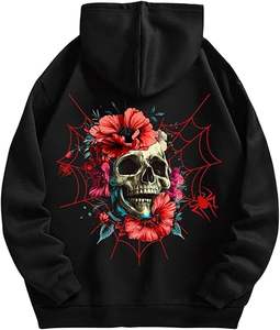 Sudaderas Extra Grandes con Estampado de Gestos para Hombre, Manga Larga, Cuello Redondo, Estilo Holgado - Product Image 4