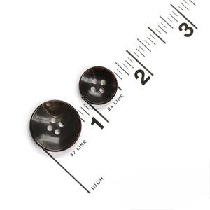 Natural Wholesale Buffalo Horn Finished <b>Button</b> Blank for Clothing Accessories High Quality - Product Image 3