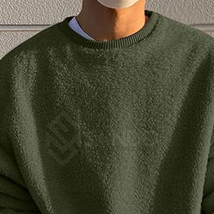 เสื้อสเวตเตอร์แขนยาวสำหรับผู้ชาย, เสื้อกันหนาวแฟชั่นฤดูใบไม้ผลิทำจากวัสดุที่ดีที่สุด - Product Image 2