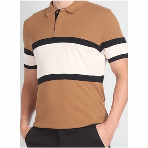 เสื้อลำลองสำหรับผู้ชายสีทึบผ้าถักนิตติ้งดีไซต์ระบายอากาศได้ดีสำหรับใส่ในฤดูร้อน - Product Image 5