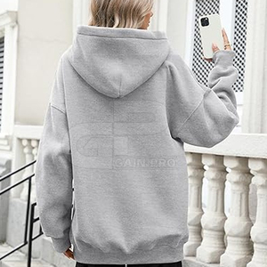 Women Oversized Pullover Hoodies In <b>Neutral</b> Colors Women Oversized Hoodies For Effortless Casual Style - Product Image 4