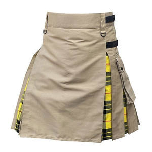 Kilt écossais hybride kaki pour homme, motif MacLeod of Lewis, kilt utilitaire moderne et tendance, taille 28-62 - Product Image 2