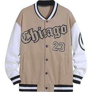 Nouvelle veste universitaire personnalisée pour hommes Patchwork Letterman veste de baseball patchs de broderie Bomber vestes universitaires - Product Image 2