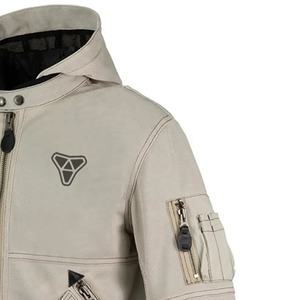 Men's CE Approved Trendy Corduroy <b>Motorbike</b> Jacket <b>Stand</b> Waterproof Windproof Breathable Features Front Body Armor Support Hot - Product Image 4