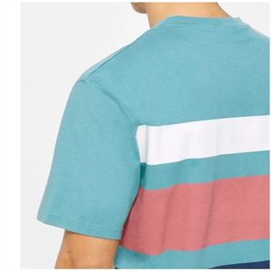 เสื้อยืดสำหรับผู้ชายไซส์ใหญ่พิเศษออกแบบลายว่างเปล่าผ้าคอตตอนโพลีเอสเตอร์ลำลองสะพายไหล่ - Product Image 4