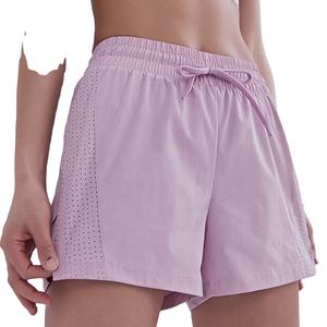 Pantalones Cortos Deportivos de Verano para Mujer, Ajustados, Transpirables, Casuales, para Yoga, de Cintura Baja, Elásticos, Ropa de Gimnasio - Product Image 1